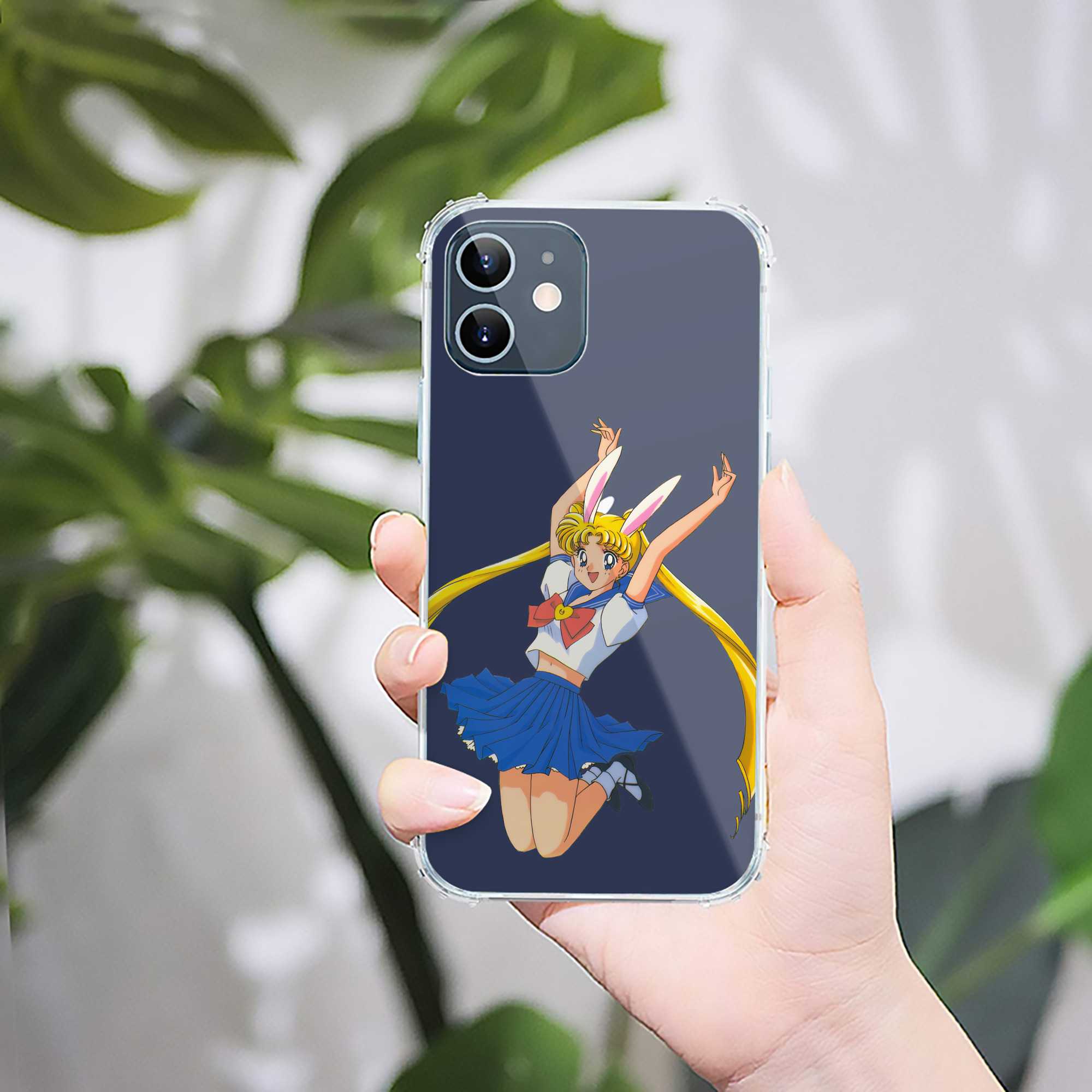 （画像用） 美少女戦士セーラームーン 愛野 美奈子 あいの みなこ Sailor Moon Aino Minako 【iPhone 12シリーズ対応】透明スマホケース（クリアソフトケース）